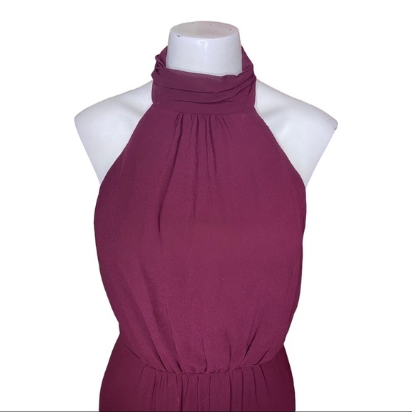 Show Me Your Mumu Collette Collar Dress Size S Merlot - Picture 3 of 7